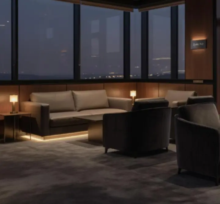 Strefa klubowa przeznaczona wyłącznie dla członków Zynko Hub